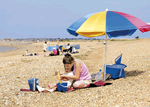 Heacham Beach in East England